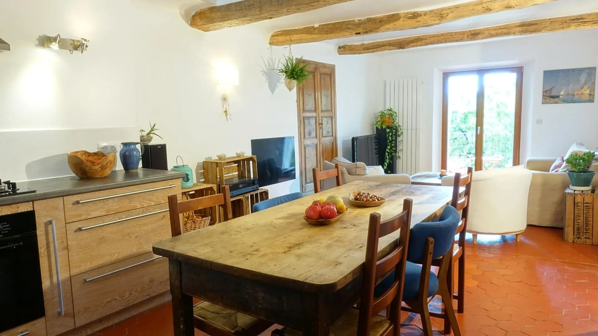 Grande Maison De Village 200 M2 Calme Tout Confort Greolieres France